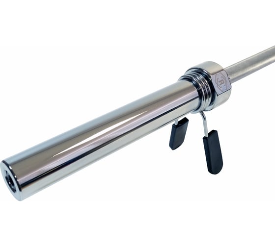 Олимпийский прямой хромированный гриф Rebel  72", с замками R-OB72-C