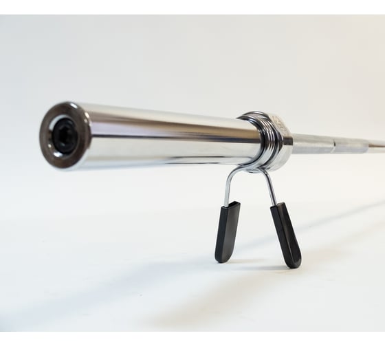 Олимпийский прямой хромированный гриф Rebel  72", с замками R-OB72-C