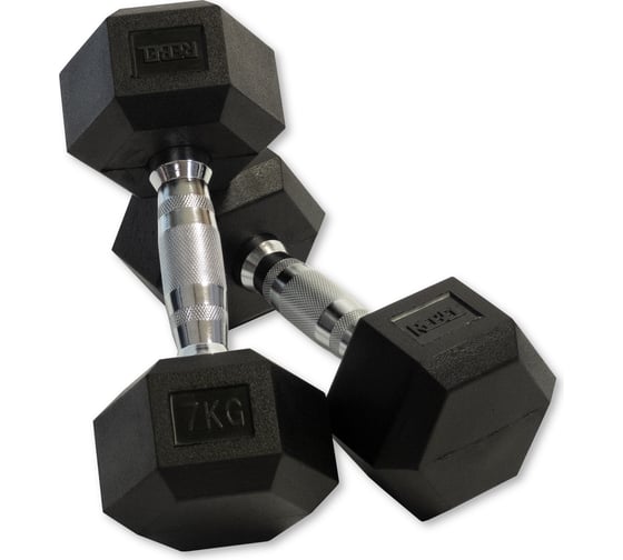 Набор гексагональных гантелей Rebel RGHEX-110 SET, 10 пар, от 1 до 10 кг RGHEX-110 (SET)