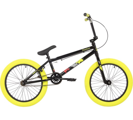 Велосипед NOVATRACK BMX WOLF 20", черный, сталь, рама 20'', U-brake 20BMX.WOLF.BK4