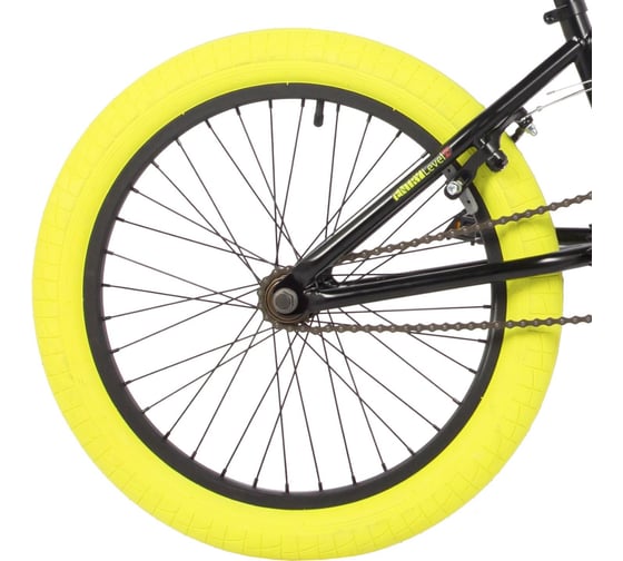 Велосипед NOVATRACK BMX WOLF 20", черный, сталь, рама 20'', U-brake 20BMX.WOLF.BK4