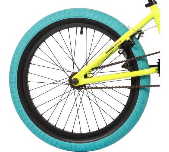 Велосипед NOVATRACK BMX WOLF 20", зеленый, сталь, рама 20'', U-brake 20BMX.WOLF.GN4