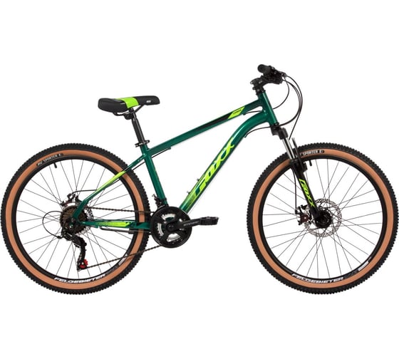 Велосипед FOXX CAIMAN 24", зеленый, сталь, размер 12" 24SHD.CAIMAN.12GN4 1