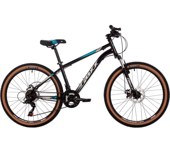 Велосипед FOXX CAIMAN 24", черный, сталь, размер 12" 24SHD.CAIMAN.12BK4
