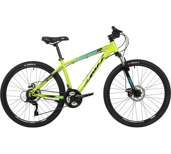 Велосипед FOXX CAIMAN 26", лимонный,сталь, размер 16" 26SHD.CAIMAN.16LM4