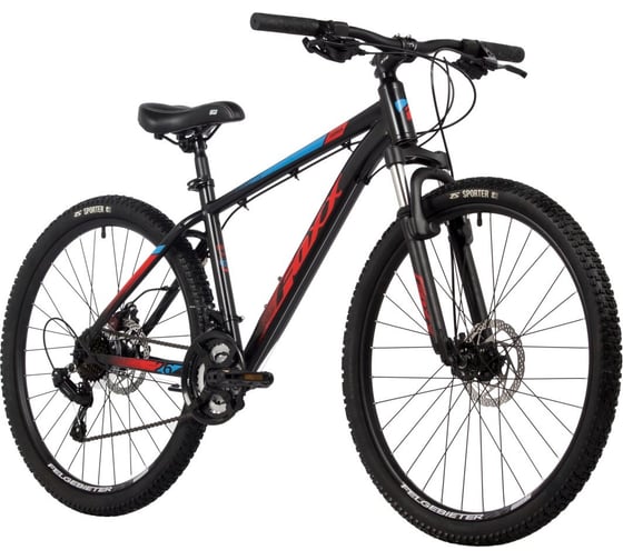 Велосипед FOXX CAIMAN 26", черный, сталь, размер 14" 26SHD.CAIMAN.14BK4