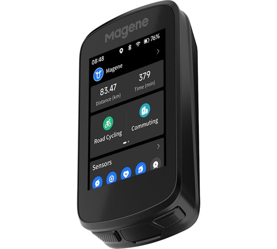 Велокомпьютер Magene GPS C606 черный MGNBT606B