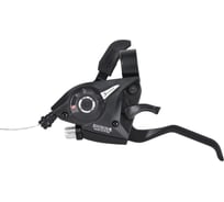 Шифтер/ручка тормоза SHINING F- 51 3 speed, трос 1750 мм, черный HQ-0013896