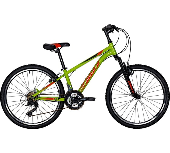 Велосипед FOXX AZTEC 24" зеленый, сталь, 12" 24SHV.AZTEC.12GN4
