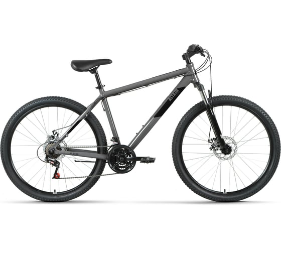 Велосипед горный ALTAIR AL 27.5 V (27.5", 21 скорость) 2022 г, серый/черный RBK22AL27218