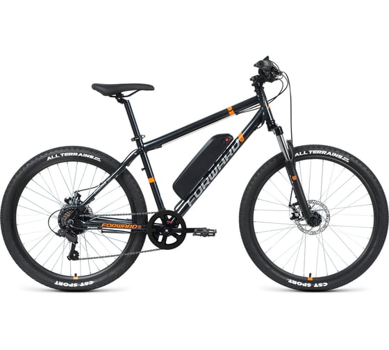 Электровелосипед E-Forward CYCLONE 26 E-250 26", 7 скоростей, рост 19", 2022 г, серый REB22FW26684