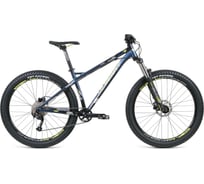 Велосипед FORMAT 1314 Plus 27.5, рост L, 2019-2020, темно-синий/черный матовый RBKM0M679005