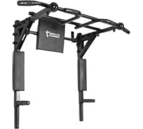 Турник-Брусья Центрл Спорт PROMaх черный, черные ручки и пластина, разборный Absolute Champion АЧ 11642