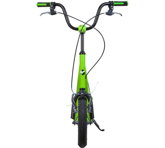 Внедорожный самокат NOVATRACK STAMP N1, зеленый 12STAMPN1.GGN8