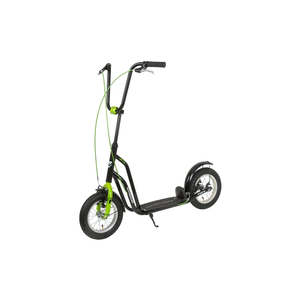 Внедорожный самокат NOVATRACK STAMP N1, черный 12STAMPN1.BK20 ...