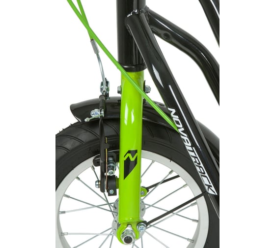 Внедорожный самокат NOVATRACK STAMP N1, черный 12STAMPN1.BK20