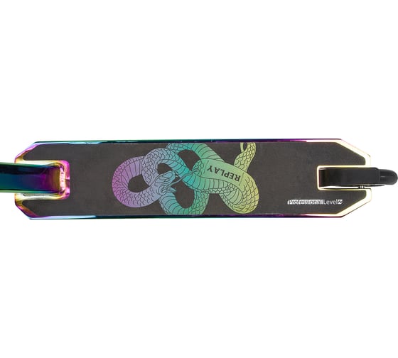 Трюковый самокат NOVATRACK 110 PRO PL 110A.REPLAY.2NCBK20