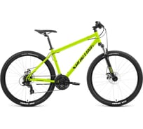 Велосипед горный FORWARD SPORTING 29 2.0 D, 8 скоростей, рост 21", 2023 г, ярко-зеленый/черный RB3R98141BGNXBK