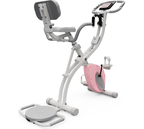 Велотренажер DFC X-Bike DavCreator Max PRO, бело-розовый DV995019C02