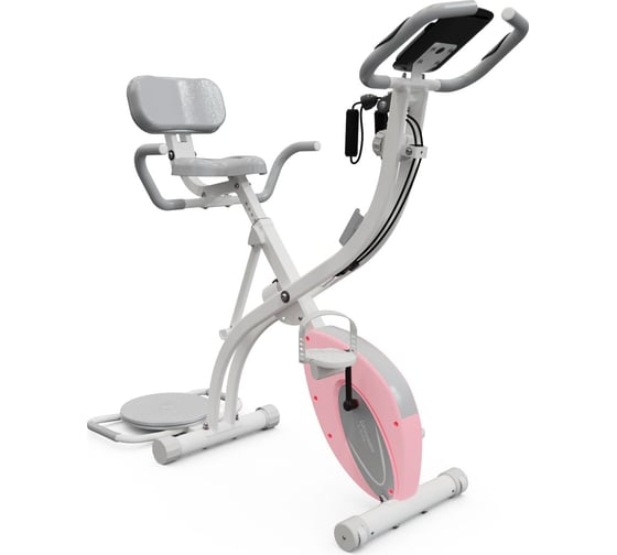 Велотренажер DFC X-Bike DavCreator Max PRO, бело-розовый DV995019C02