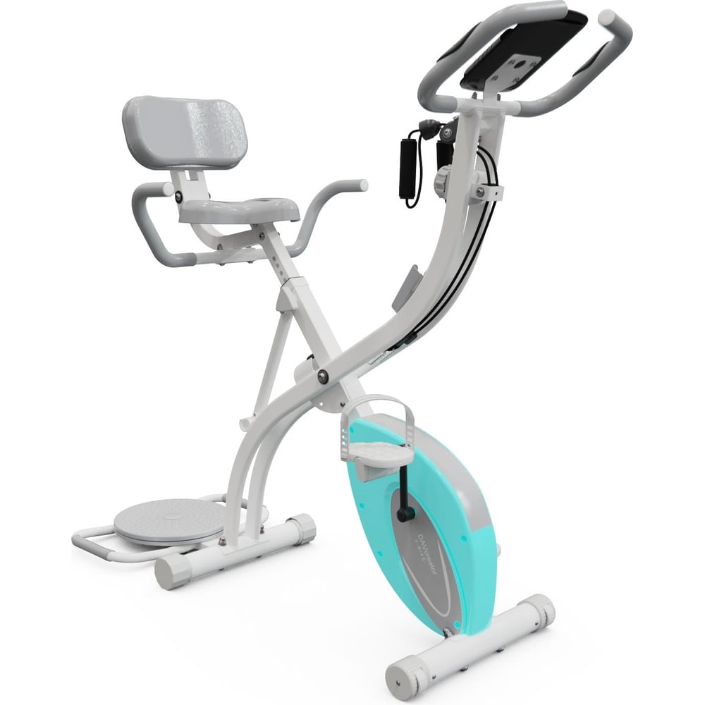 Велотренажер DFC X-Bike DavCreator Max PRO, бело-голубой DV995019C03 ...