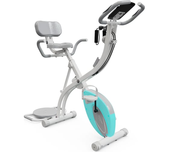 Велотренажер DFC X-Bike DavCreator Max PRO, бело-голубой DV995019C03