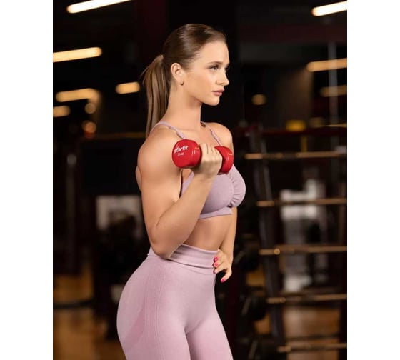 Гантель виниловая Starfit DB-101 3 кг, красный ЦБ-00001450