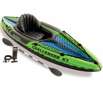 Байдарка INTEX К1 до 100кг, весла, насос, 274x76x38см, упак.2 68305