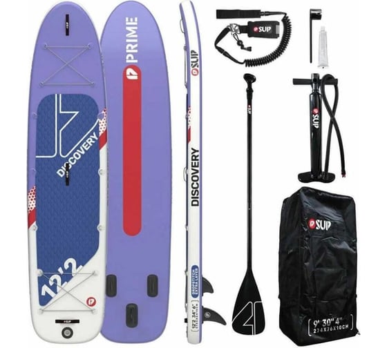 Сапборд PRIME DISCOVERY SUP 12'2-34"-6", фиолетовый 4620131033416 1