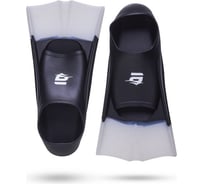 Ласты тренировочные ATEMI OMP-500 силикон, размер 39-40, черный/белый 00-00009721