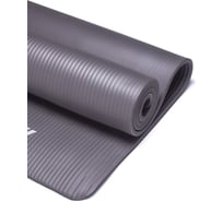 Коврик для фитнеса и йоги ATEMI OMP-AYM1GY NBR 183x61x1.0 см серый 00-00009701