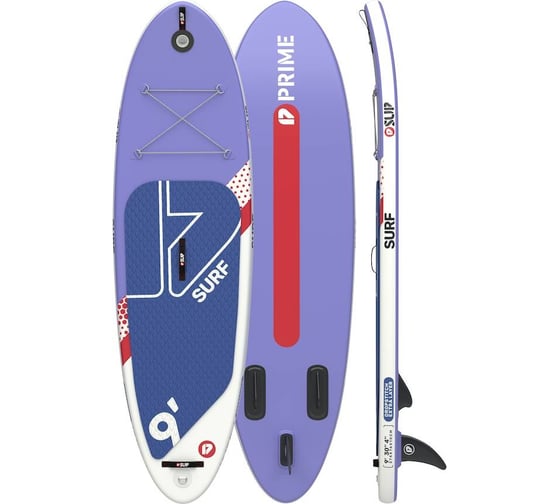 Сапборд PRIME SURF SUP 9"x30"x4", фиолетовый 4620131032549