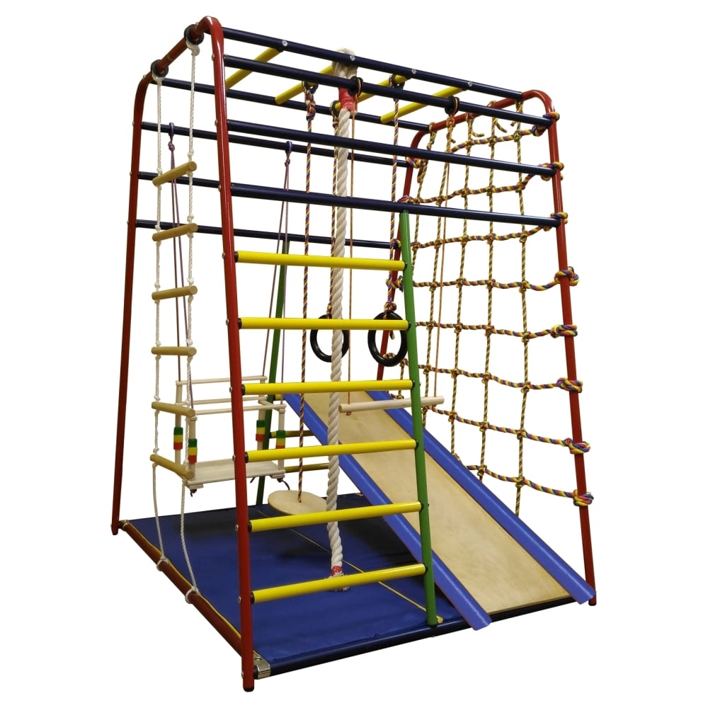 Детский спортивный комплекс Вертикаль Весёлый Малыш NEXT горка мягкий ...