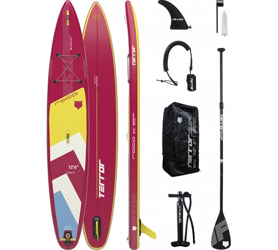 Сапборд TERROR SUP 12.5 29 6 RACE Красный 4620131033560 1