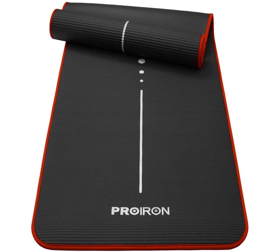 Коврик для йоги и фитнеса PROIRON 1830x660x10 мм, NBR, черный К18610НЧ 1