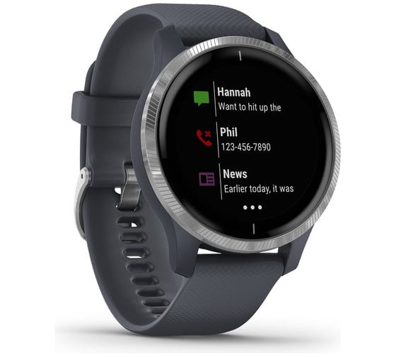 Смарт-часы Garmin Venu, GPS, Wi-Fi, Blue Granite/Silver, E.EU 010-02173-03