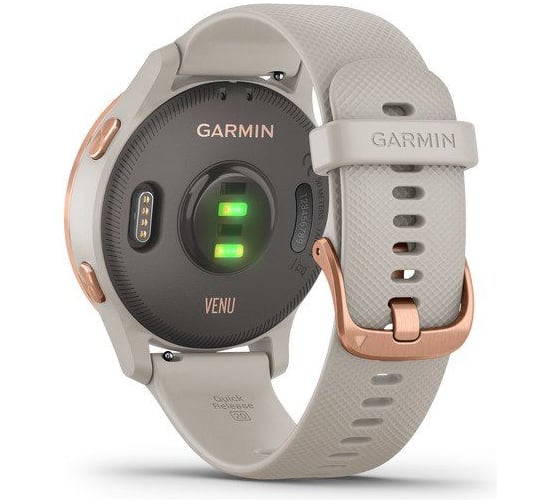 Смарт-часы Garmin Venu, GPS, Wi-Fi, Light Sand/Rose Gold, E.EU 010-02173-23