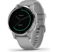 Смарт-часы Garmin vivoactive 4S, GPS, Wi-Fi, Powder Gray/Silver, E.EU 010-02172-03