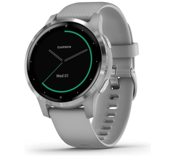 Смарт-часы Garmin vivoactive 4S, GPS, Wi-Fi, Powder Gray/Silver, E.EU 010-02172-03 1