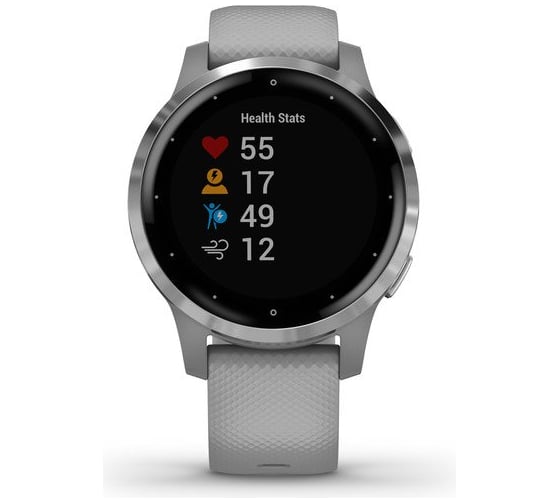 Смарт-часы Garmin vivoactive 4S, GPS, Wi-Fi, Powder Gray/Silver, E.EU 010-02172-03
