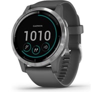 Смарт-часы Garmin vivoactive 4, GPS, Wi-Fi, Shadow Gray/Silver, E.EU 010-02174-03