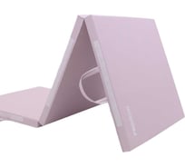 Спортивный мат PROIRON 183x61x4 см, 3 сложения, розовый МС186Р
