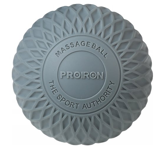 Мяч для МФР массажа PROIRON 6.3 см, серый М63СЕР