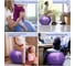 Фитбол PROIRON с принтом, 55 см, фиолетовый ФП55Ф 5