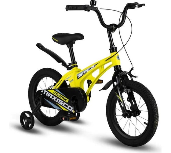 Велосипед детский Maxiscoo COSMIC Deluxe 18'', желтый матовый, 2024 г MSC-C1836D