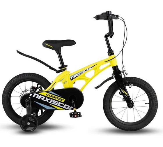 Велосипед детский Maxiscoo COSMIC Deluxe 18'', желтый матовый, 2024 г MSC-C1836D