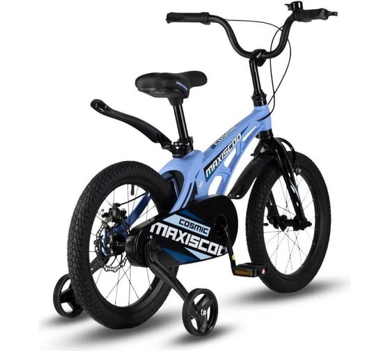 Велосипед детский Maxiscoo COSMIC Deluxe 18'' небесно-голубой матовый, 2024г MSC-C1833D