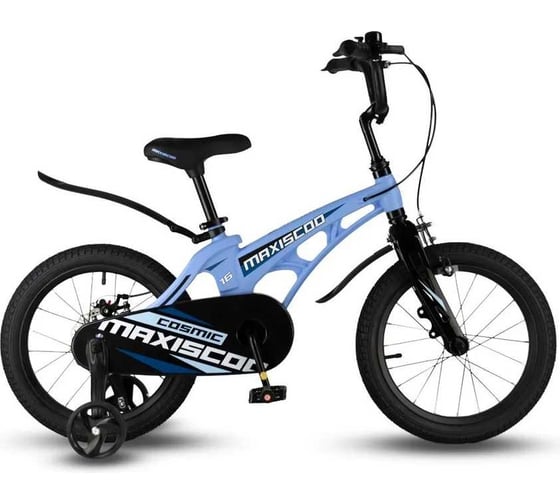 Велосипед детский Maxiscoo COSMIC Deluxe 18'' небесно-голубой матовый, 2024г MSC-C1833D