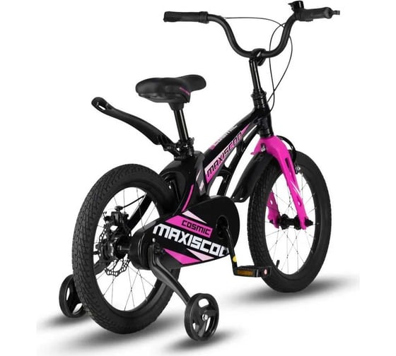 Велосипед детский Maxiscoo COSMIC Deluxe 18'' черный жемчуг, 2024г MSC-C1832D
