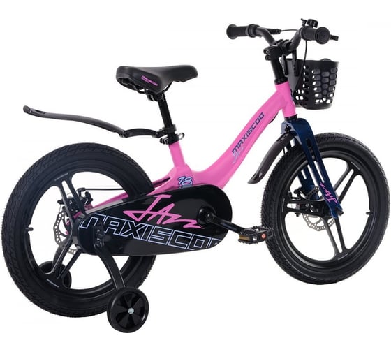 Велосипед детский Maxiscoo JAZZ Pro 14'' розовый матовый, 2024г MSC-J1432P